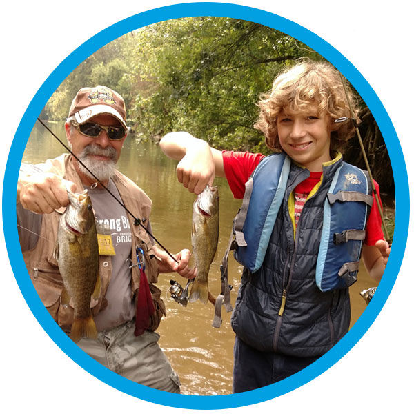 Mentoring Out of the Box Fishing is for dads and sons, too!